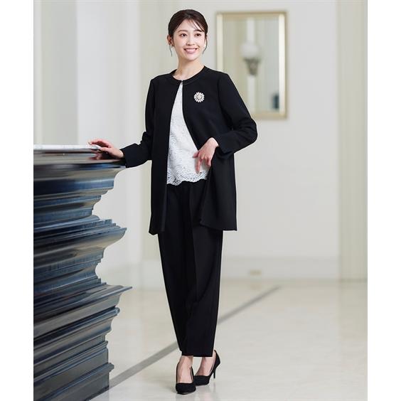 ニッセン（nissen） 喪服 礼服 ブラックフォーマル レディース 前開き