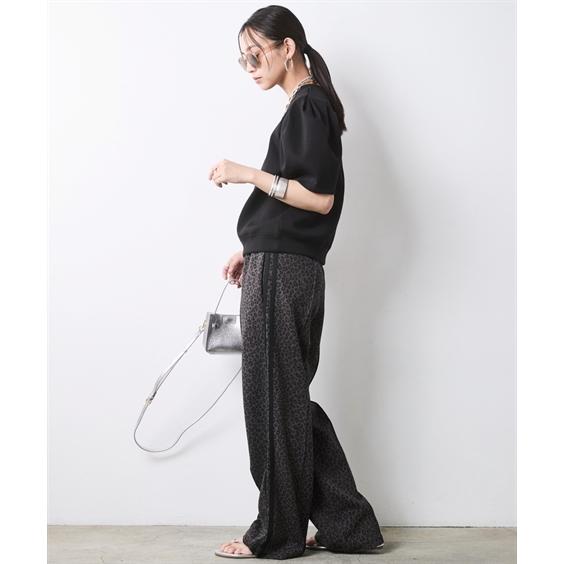 ニッセン（nissen） ストレートパンツ レディース レオパード トラック