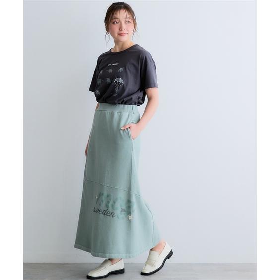 ニッセン（nissen） ロングスカート レディース moz モズ 裏毛