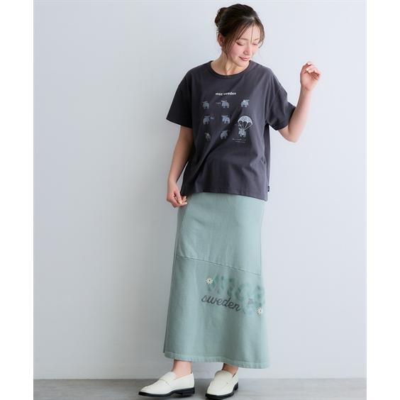 ニッセン（nissen） ロングスカート レディース moz モズ 裏毛