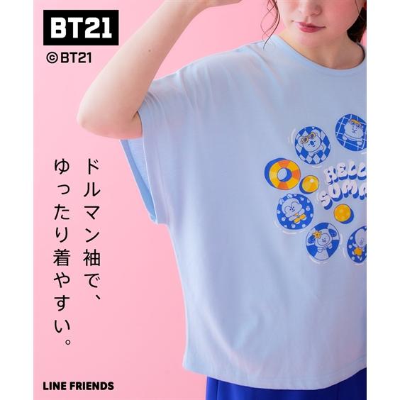 ニッセン（nissen） Tシャツ カットソー レディース BT21 ゆる