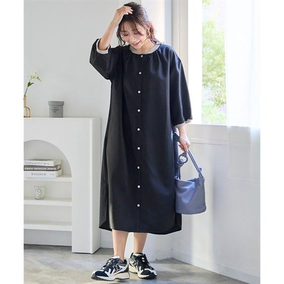 ニッセン（nissen） ワンピース ロング マキシ レディース 麻調