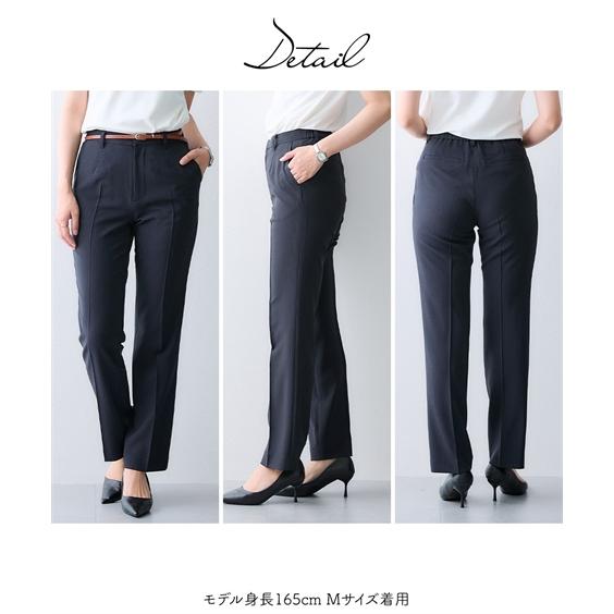 レディーススーツ スーツ レディース うすカルタテヨコ ストレッチ テーラード ジャケット パンツ ＋ ストレー_12