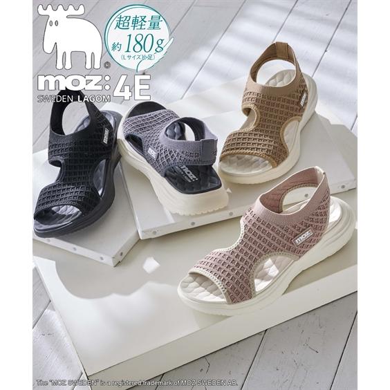 ニッセン（nissen） レディース ゆったり幅広 moz モズ 超軽量ワッフル