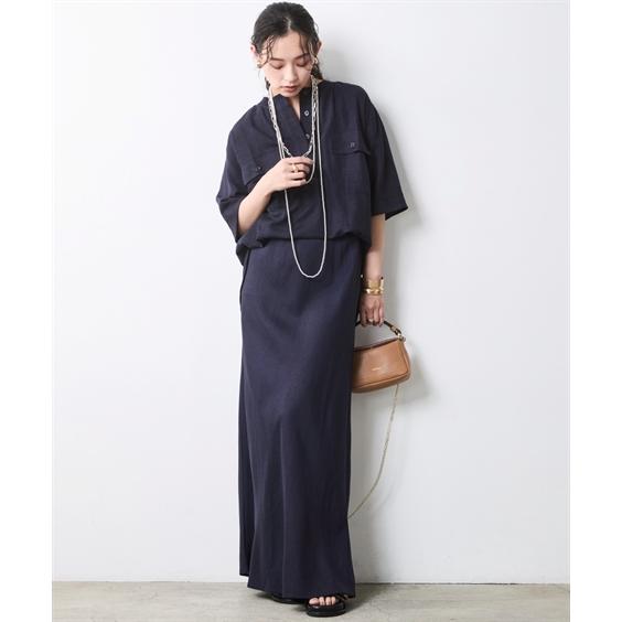 ニッセン（nissen） トップス シャツ ブラウス レディース レーヨン麻