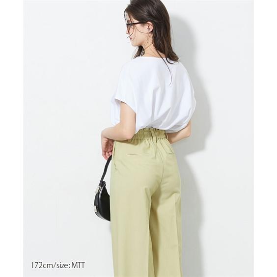 パンツ 高身長【読者モデルと一緒に作りました】サスペンダー付ハイウエストワイドパンツ　丈長め・トール_12