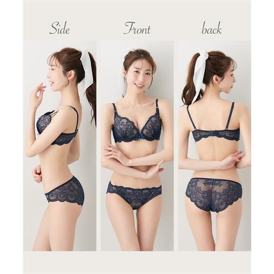 ニッセン（nissen） ブラジャー ショーツ セット レディース 総 レース