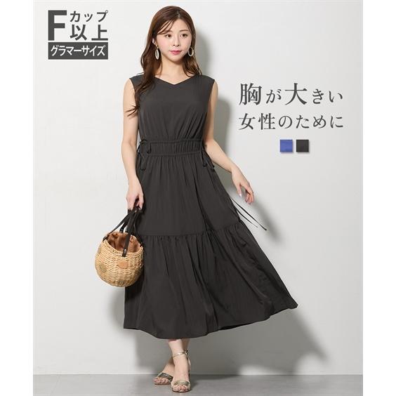 ニッセン（nissen） ワンピース ロング マキシ レディース 大きい胸