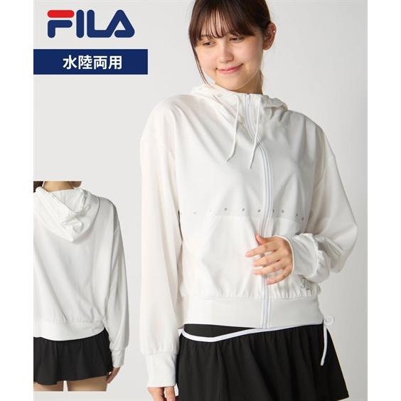 ⭐︎ゆうさん専用⭐︎ HYDROGEN スカルプリント ウェア上下セット FILA（フィラ） 水着 水陸両用メッシュ長袖フルジップUVパーカー(326