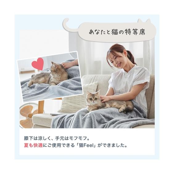 ニッセン（nissen） 猫Feel 毛布 夏用 まるで猫！のような モフモフ