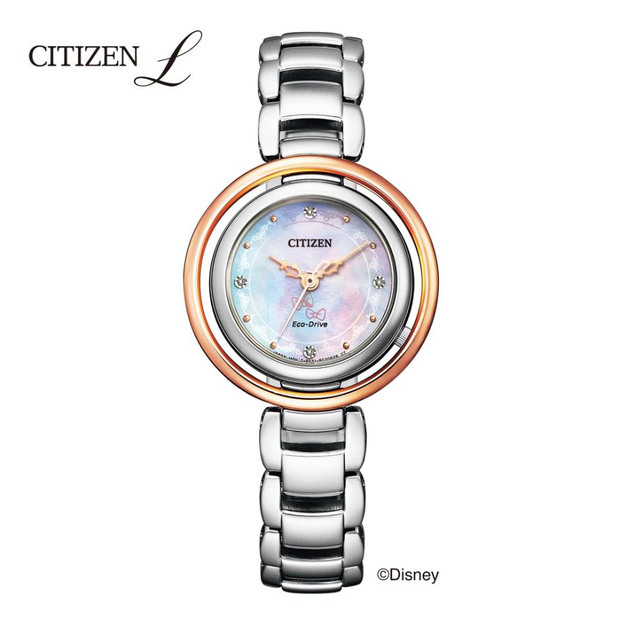 気質アップ シチズンエル L正規品 CITIZEN レディース腕時計 ディズニーコレクション 腕時計 EM0665-57W 限定 エコドライブ  腕時計