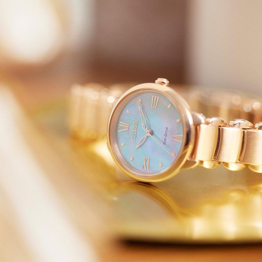 シチズンエル CITIZEN L ご購入特典つき レディース腕時計 エコドライブ EM0928-84Dの画像