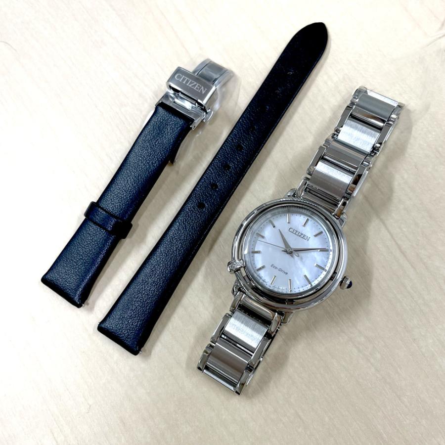 シチズンエル CITIZEN L ご購入特典つき レディース腕時計 エコドライブ EM1090-60Dの画像