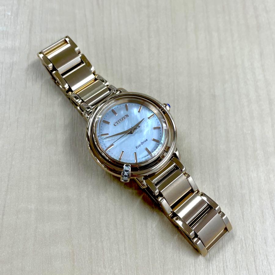シチズンエル CITIZEN L ご購入特典つき レディース腕時計 エコドライブ EM1093-61Dの画像