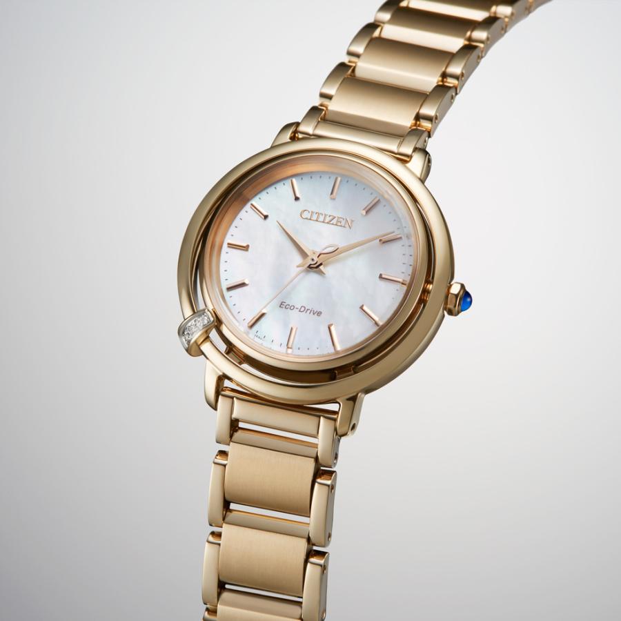 シチズンエル CITIZEN L ご購入特典つき レディース腕時計 エコドライブ EM1093-61Dの画像