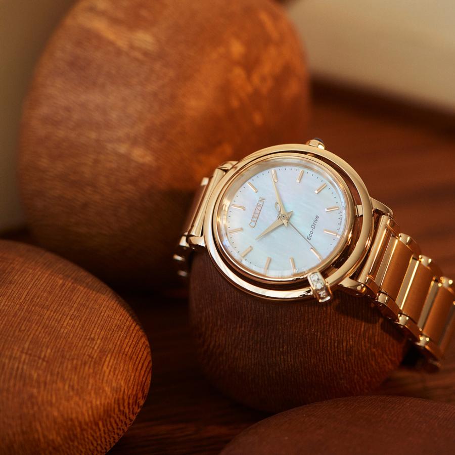 シチズンエル CITIZEN L ご購入特典つき レディース腕時計 エコドライブ EM1093-61Dの画像