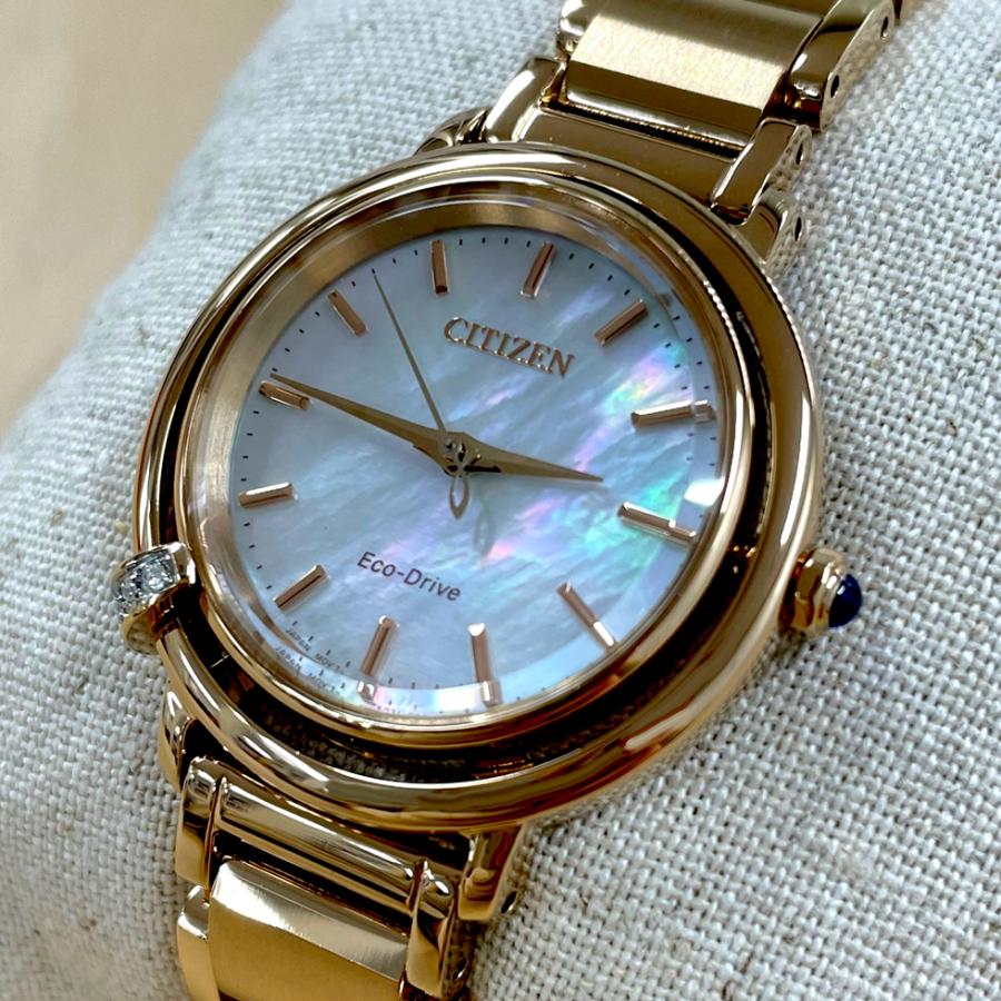 シチズンエル CITIZEN L ご購入特典つき レディース腕時計 エコドライブ EM1093-61Dの画像