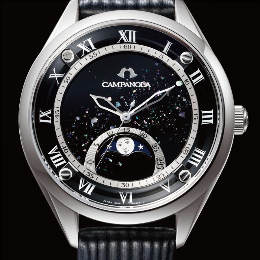 【メール便】 カンパノラ 腕時計 シチズン ムーンフェイズ ミドルサイズ 俐月 りつき EZ2000-14E CAMPANOLA CITIZEN 正規品 【KUE3807463043】(136620円)