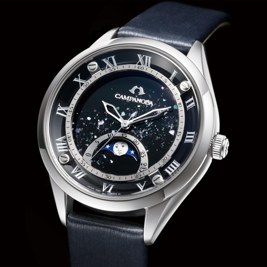 【メール便】 カンパノラ 腕時計 シチズン ムーンフェイズ ミドルサイズ 俐月 りつき EZ2000-14E CAMPANOLA CITIZEN 正規品 【KUE3807463043】(136620円)