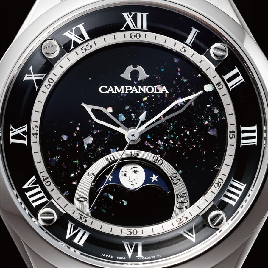 【メール便】 カンパノラ 腕時計 シチズン ムーンフェイズ ミドルサイズ 俐月 りつき EZ2000-14E CAMPANOLA CITIZEN 正規品 【KUE3807463043】(136620円)