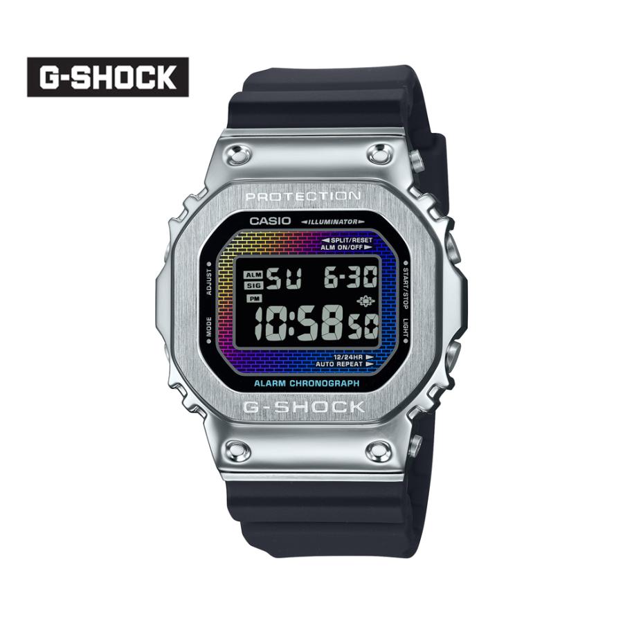 CASIO G-SHOCK GM-5600RW-1JF ブラック/シルバー G-SHOCK カシオ CASIO Gショック ご購入特典つき ジーショック GM
