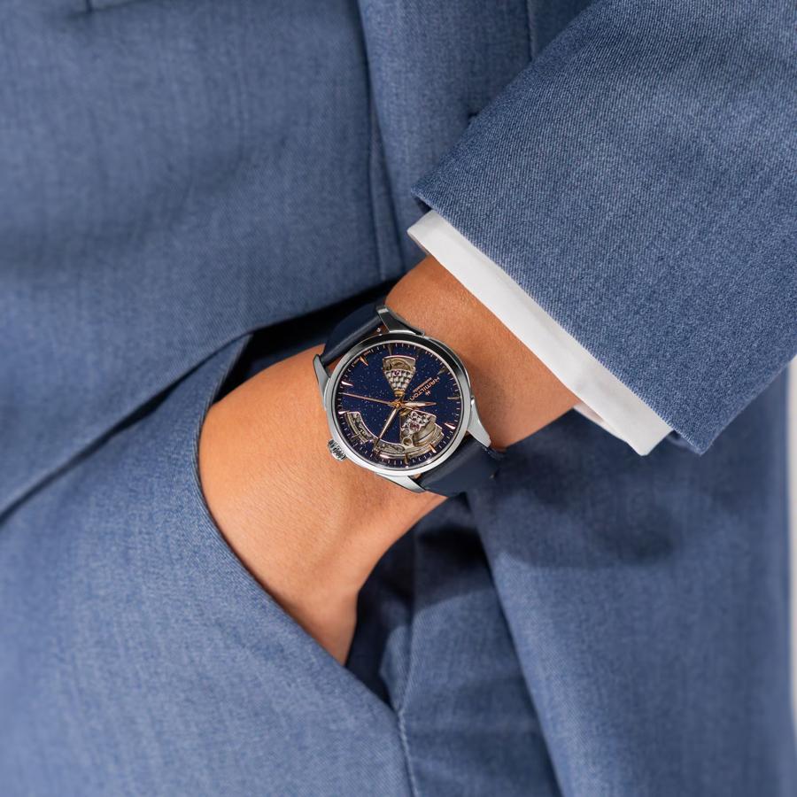 ハミルトン HAMILTON ジャズマスター オープンハート ご購入特典つき H32215642 自動巻き 36mm 腕時計の画像