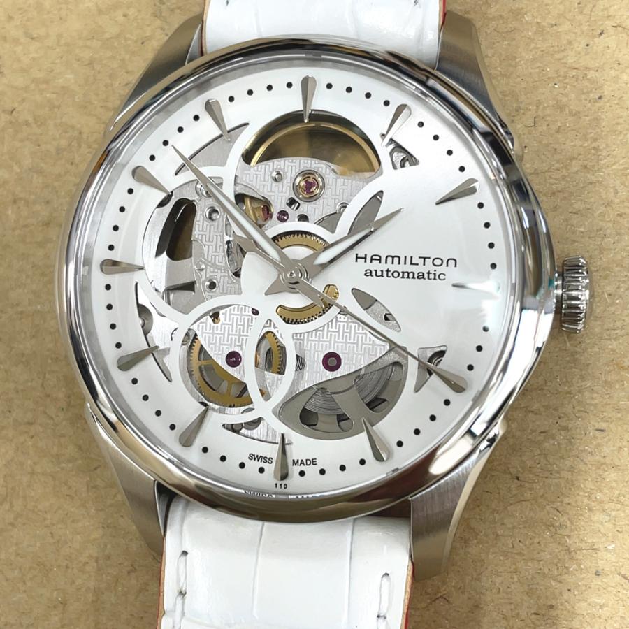 ハミルトン ジャズマスター 腕時計 ご購入特典つき スケルトン36mm 自動巻 H32405811の画像
