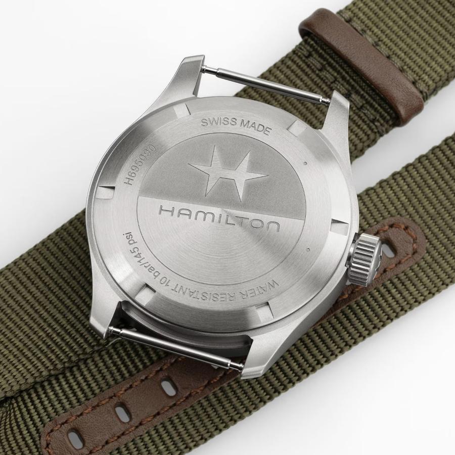 ハミルトン 腕時計 カーキ フィールド ご購入特典つき パワーリザーブ 機械式 40mm メンズ H69509910の画像