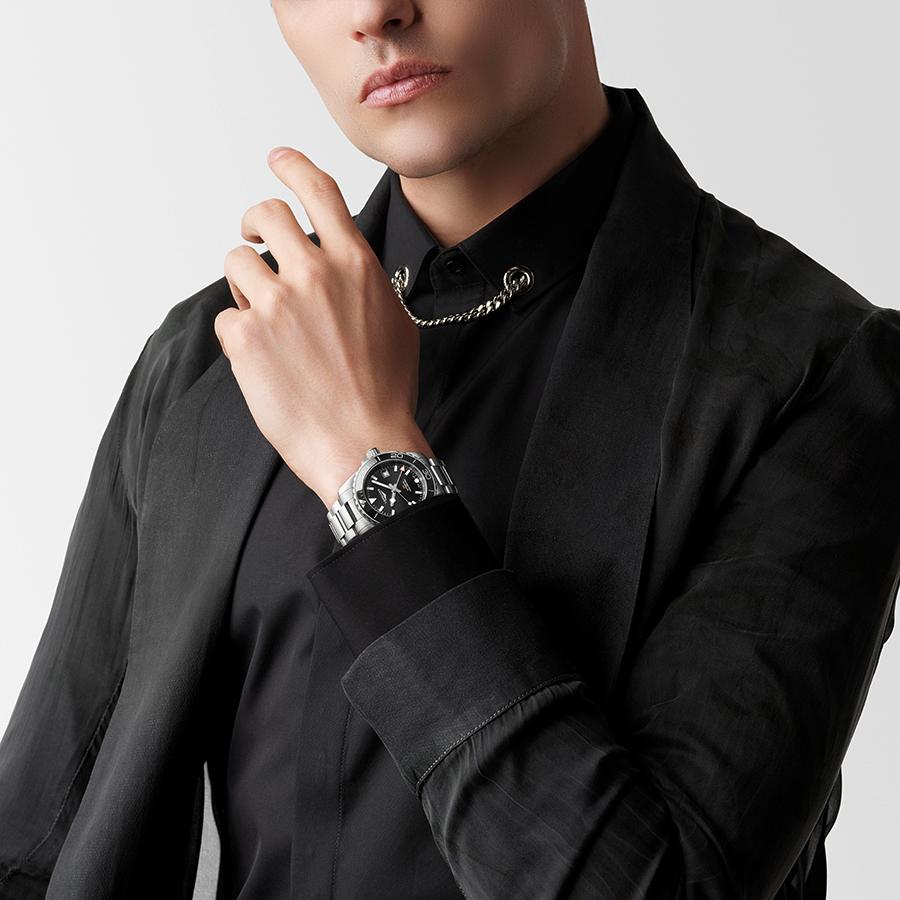 ハイドロコンクエスト LONGINES ロンジン L3.790.4.56.6 GMT メンズ