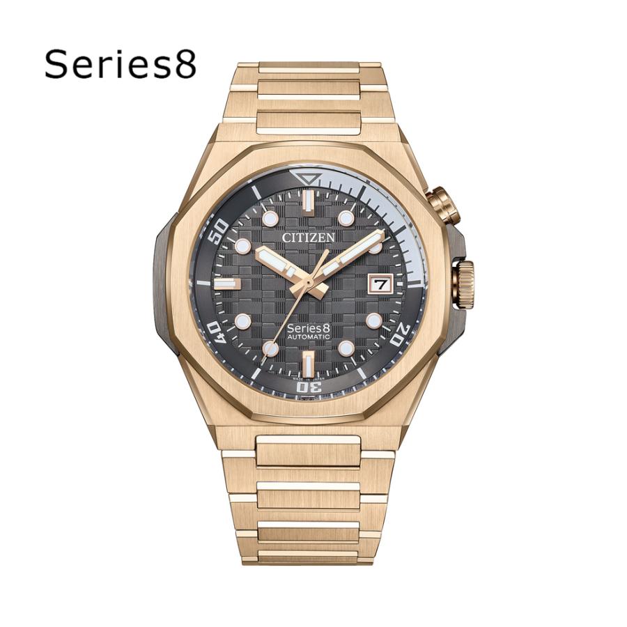 【新品】シチズン CITIZEN Series 8 腕時計 メンズ NB6069-53H シリーズ8 自動巻き グレーxゴールド アナログ表示 シリーズ8 シチズン CITIZEN メンズ腕時計 ご購入特典つき シリーズ