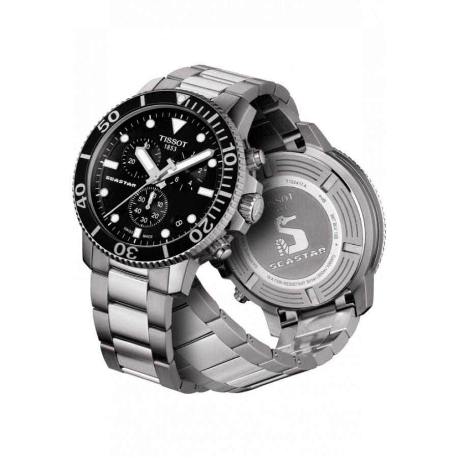 ティソ TISSOT シースター1000 ご購入特典つき メンズ腕時計 クオーツ クロノグラフ T1204171105100の画像