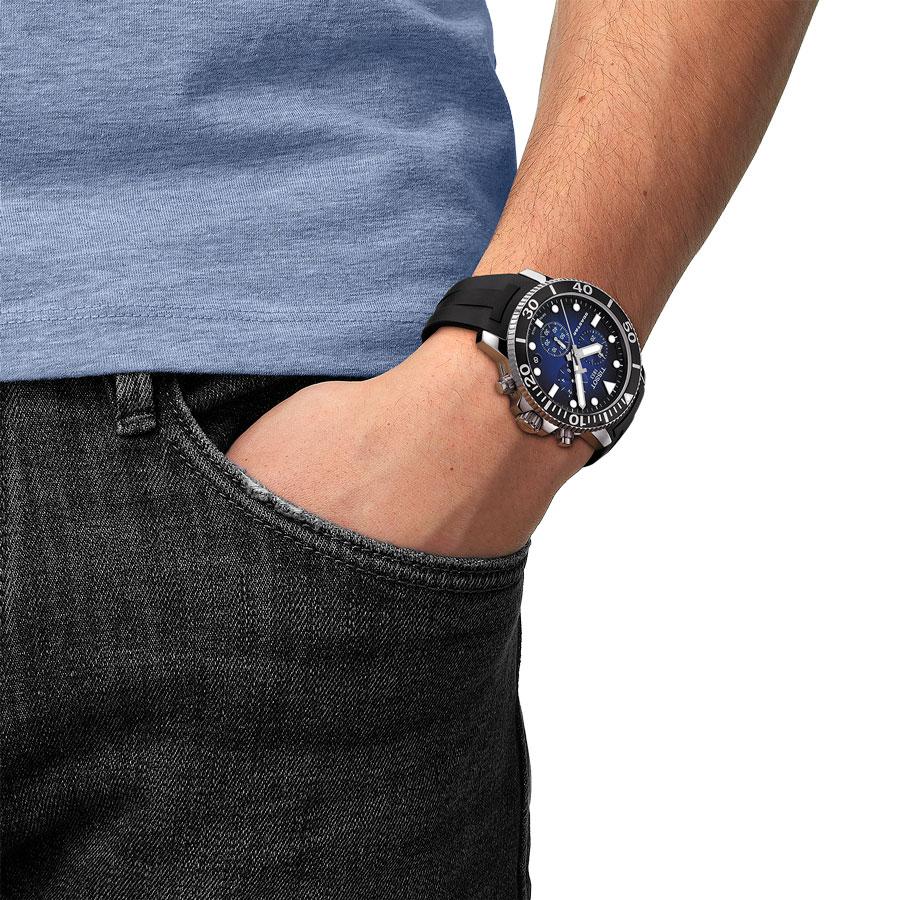 ティソ TISSOT シースター1000 ご購入特典つき メンズ腕時計 クオーツ クロノグラフ T1204171704100の画像