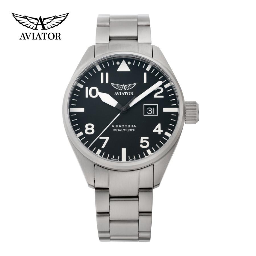 ご購入特典つき】アビエイター AVIATOR 腕時計 メンズ エアラコブラP42 