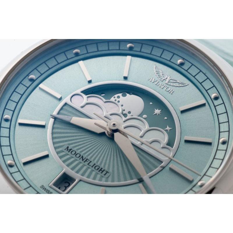 アビエイター AVIATOR 腕時計 レディース ご購入プレゼントつき ムーンフライト V.1.33.0.261.4  正規品｜nisshindo｜06