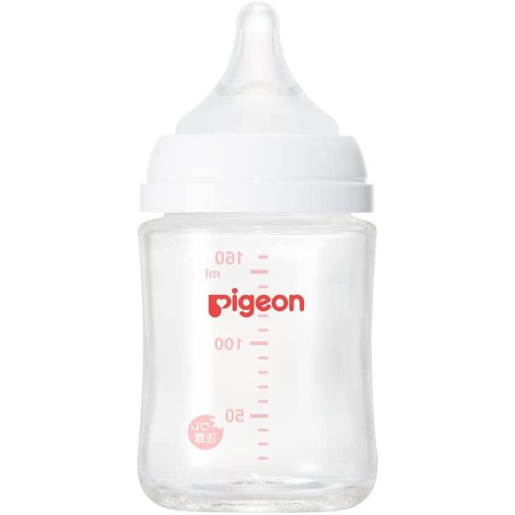 哺乳瓶 ピジョン 母乳実感 哺乳びん 160ml 0ヵ月〜 耐熱ガラス製 ベビー pigeon（Yahoo!・日翔ドラッグ）