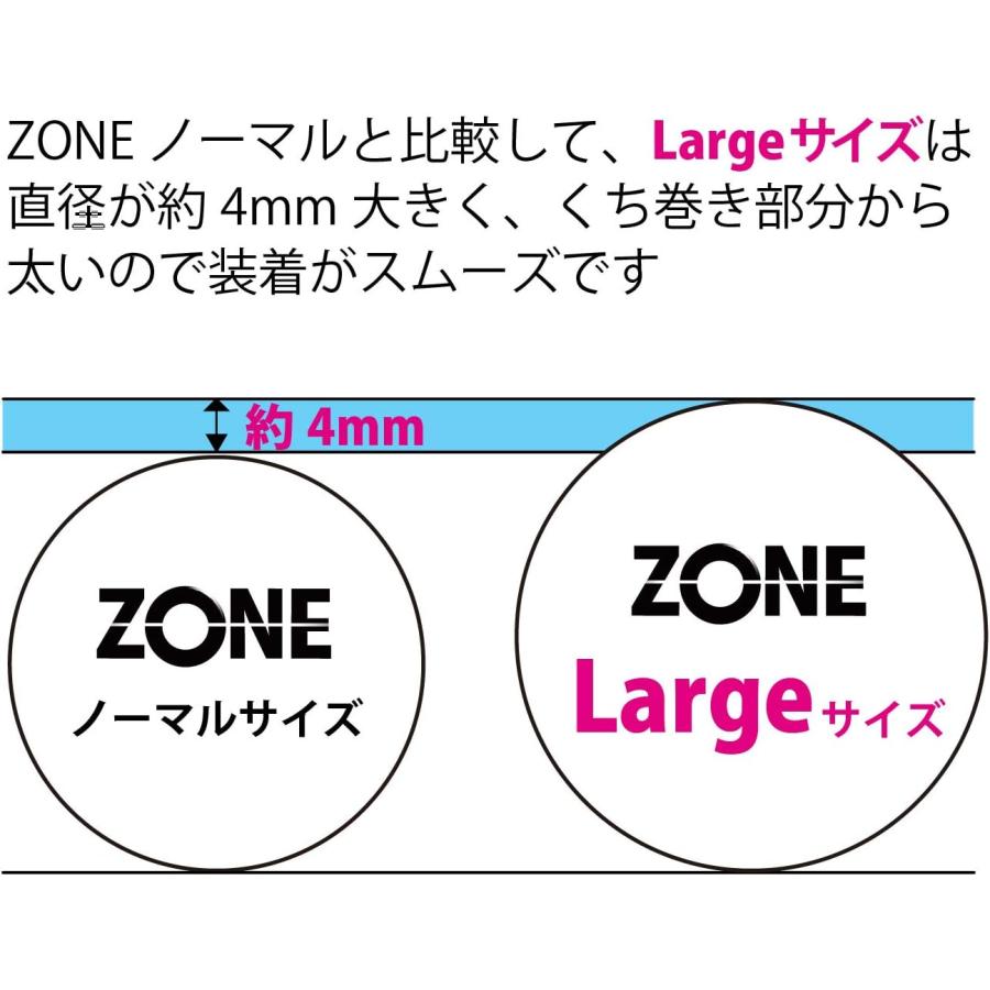 コンドーム ZONE ゾーン Lサイズ 6個入×2個セット 避妊具 zone 大きめ まとめ買い｜nisshodrug｜03