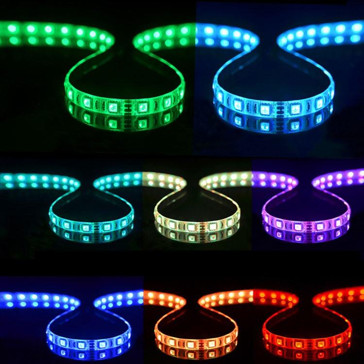 LEDテープRGB 5m 調光 調色 リモコン操作 SMD5050 150p 12Vマルチカラー LED 間接照明 看板照明 棚下照明 LEDテープライト LED|NISSIN LUX|07