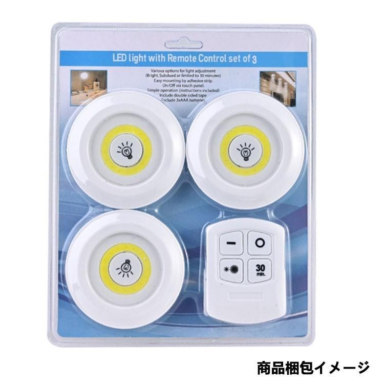 NISSIN LUX LEDライト電池式 リモコン操作 省エネ 超寿命 テープ 貼り