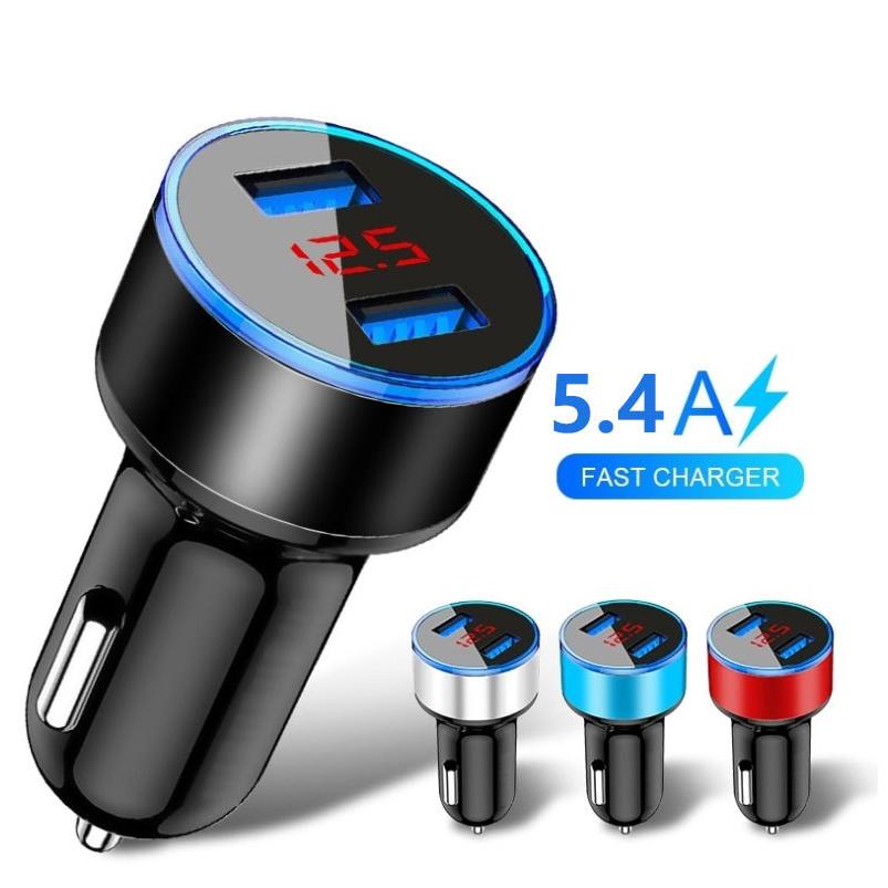 シガーソケット Usb 急速qc3 0対応 カーチャージャー24v 12v 小型 スマホ 携帯 充電器 車 ２ポート 急速充電 5 4a 2連 Led ライト 電圧計付きシガーソケット Czcd 01 1 Nissin Lux 通販 Yahoo ショッピング