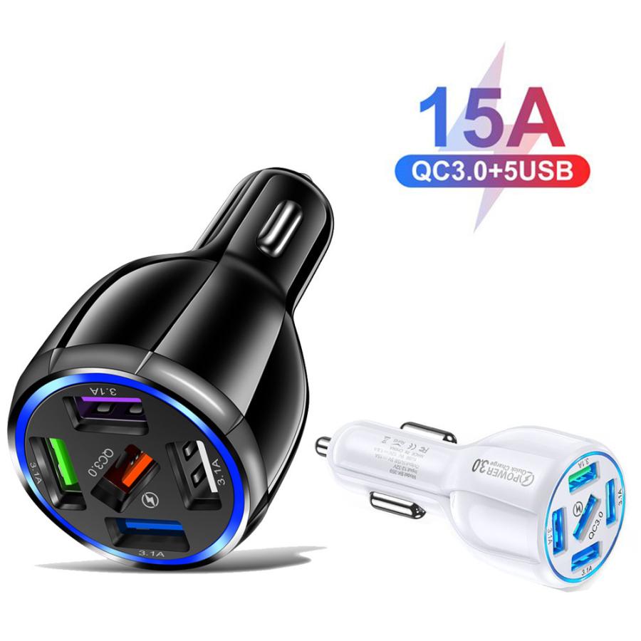 最大81%OFFクーポン 4ポート USB 充電器 ブラック USBポート 4連 充電機 シガーソケット 4連 USB カーチャージャー AK-WF-4008 充電器 車 充電 FM トランスミッター 車載充電器 USB2口 USB2ポート カーナビ iphone アイフォン スマートフォン スマホ 携帯 電源 シガー電源 送料無料