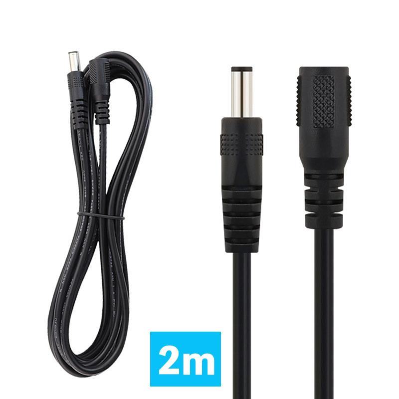 DC延長ケーブル2M DCジャック DCプラグ DCコネクタ 延長ケーブル 外径