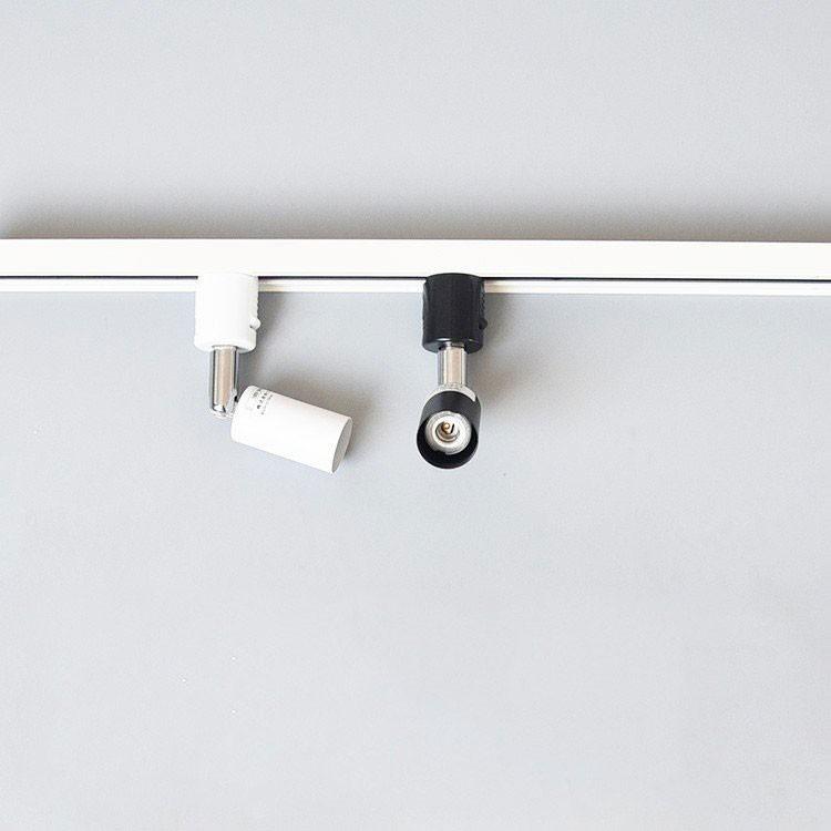NISSIN LUX ダクトレール用照明 スポットライト E11 黒 白 配線ダクト