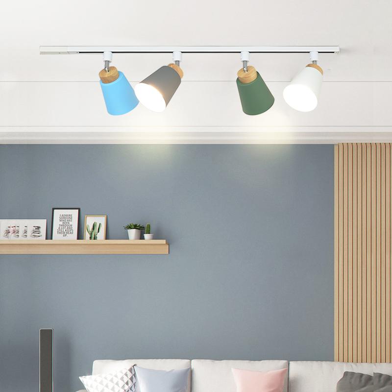 NISSIN LUX ダクトレール用スポットライト器具 E26 7色 配線