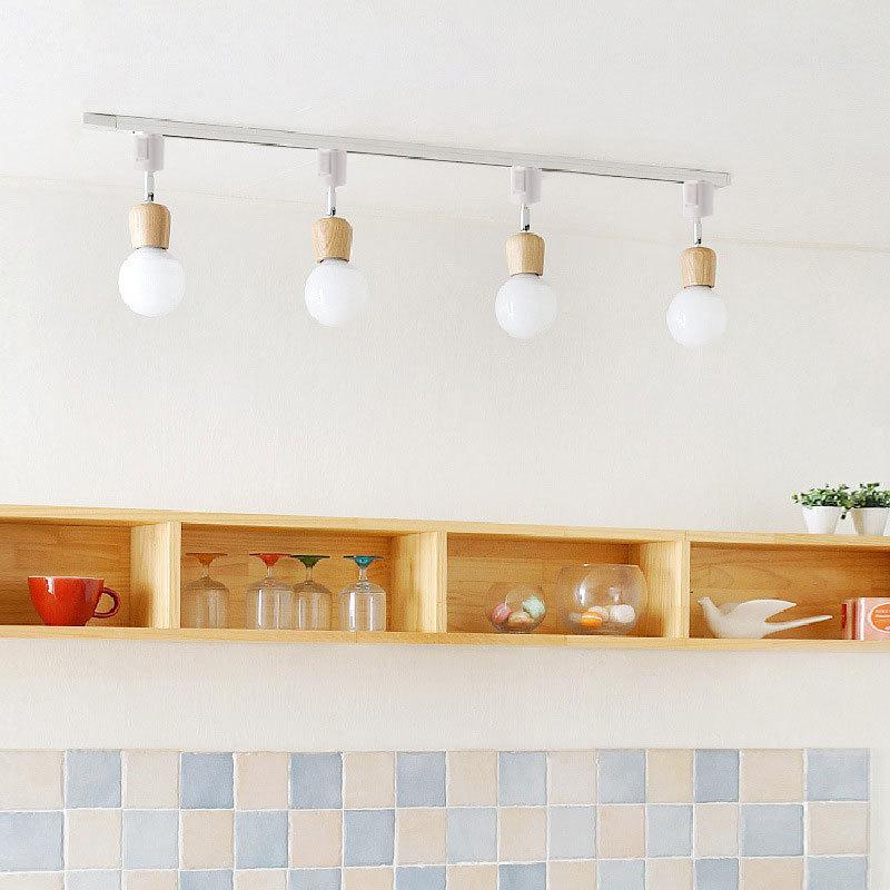 オーデリック木製スポットライト 8個セット E26