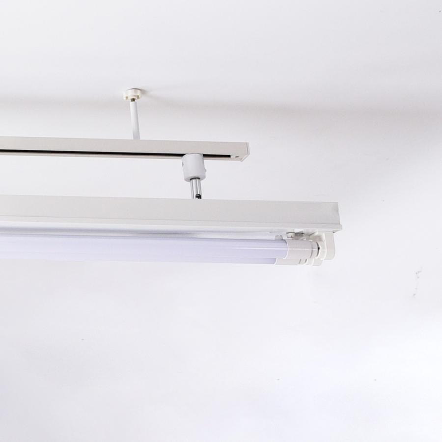 NISSIN LUX ダクトレール用 LED蛍光灯器具40W型2灯式トラフ型 LED蛍光