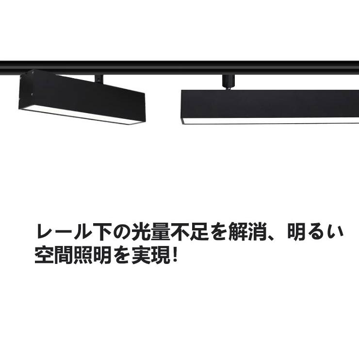 ダクトレール用 LEDベースライト 配線ダクトレール用ライト 照明器具一体型 天井照明 ライティング  LEDベースライト ダクトレール取付用 20W型 2本セットの画像