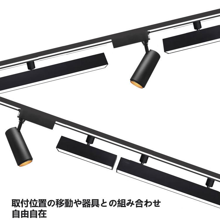 ダクトレール用 LEDベースライト 配線ダクトレール用ライト 照明器具一体型 天井照明 ライティング  LEDベースライト ダクトレール取付用 20W型 2本セットの画像