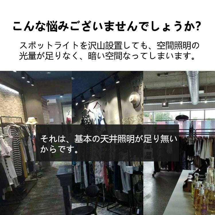 ダクトレール用 LEDベースライト 配線ダクトレール用ライト・照明器具一体型 天井照明 ライティング LEDベースライト ダクトレール取付用 40W型 2本セットの画像