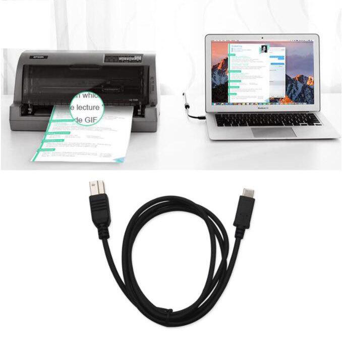 ポータブルプリンター USBケーブル付き プリンターケーブル USB 1.3m USB2.0ケーブル エプソン パソコン