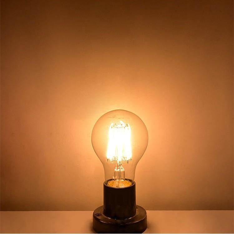 NISSIN LUX LEDフィラメント電球 調光対応 エジソン電球 LED電球 60W